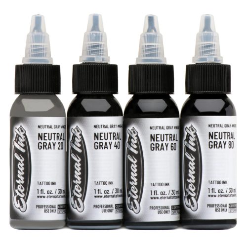 Eternal Ink, NEUTRAL Gray INK SET, 4db x 30ml